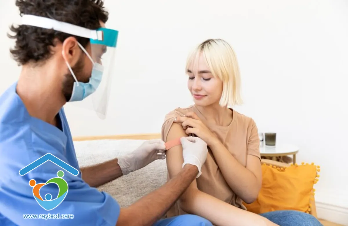 تزریقات در منزل برای کاهش خطرات بهداشتی